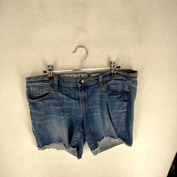 DKNY Jeans Boyfriend Denim Shorts‎ Womens Size 10 - Picture 5 of 10